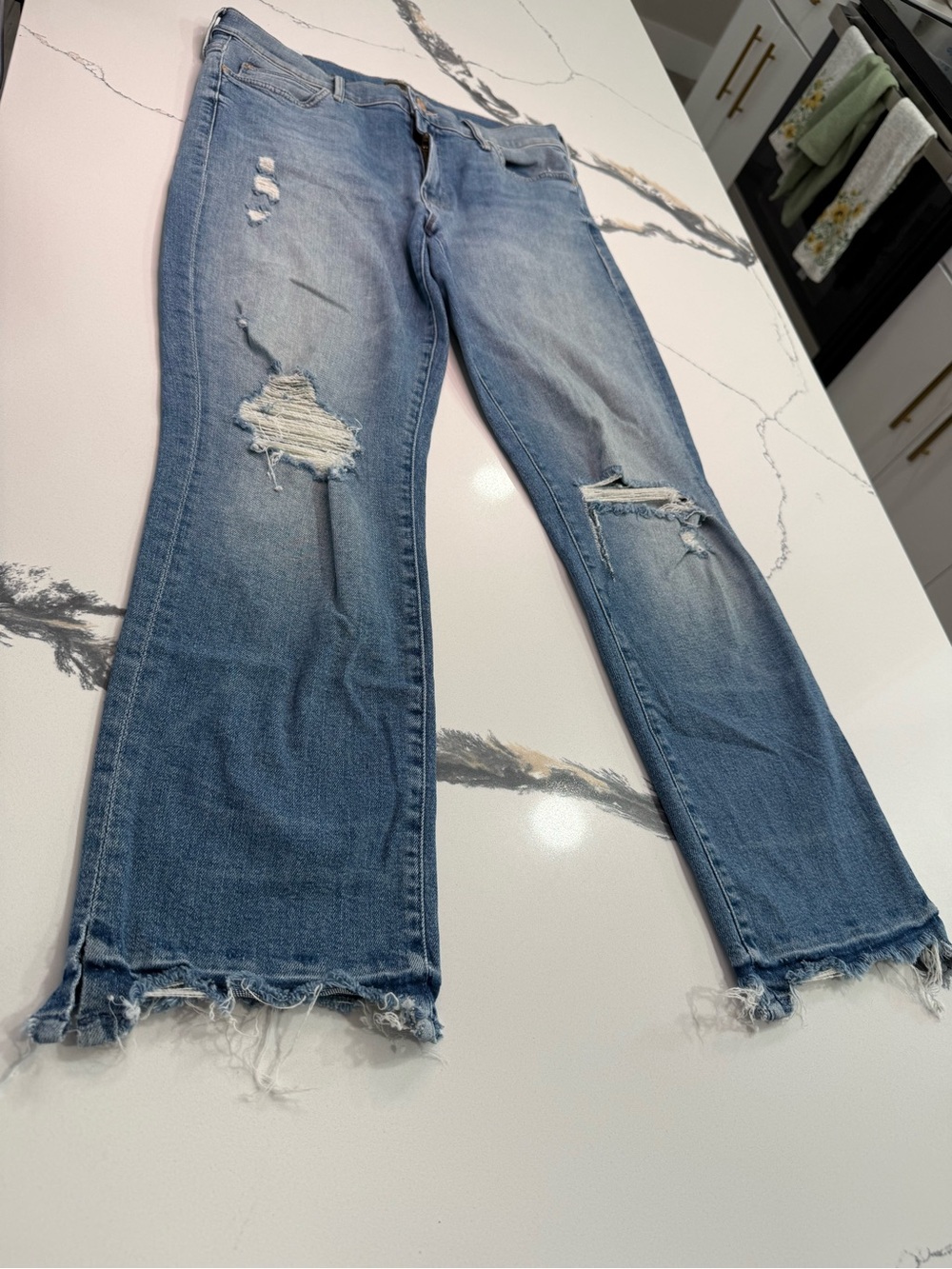 MOTHER Women's Jeans Size 30 The Rascal Ankle Snippet